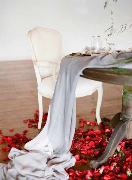 Winter romance wedding inspiration Inspiration