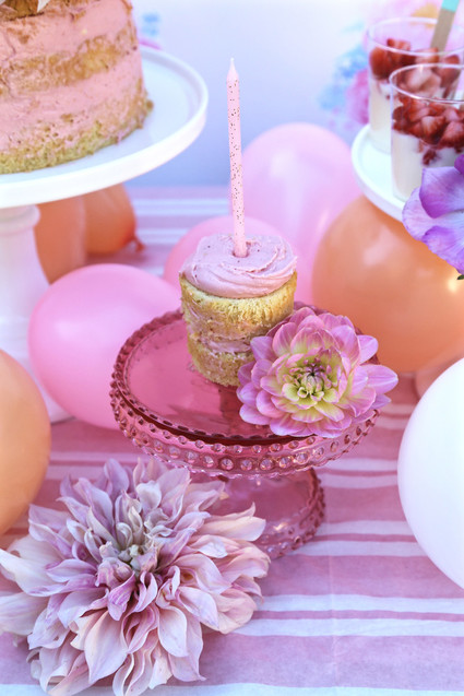 Puppies and posies purple birthday party