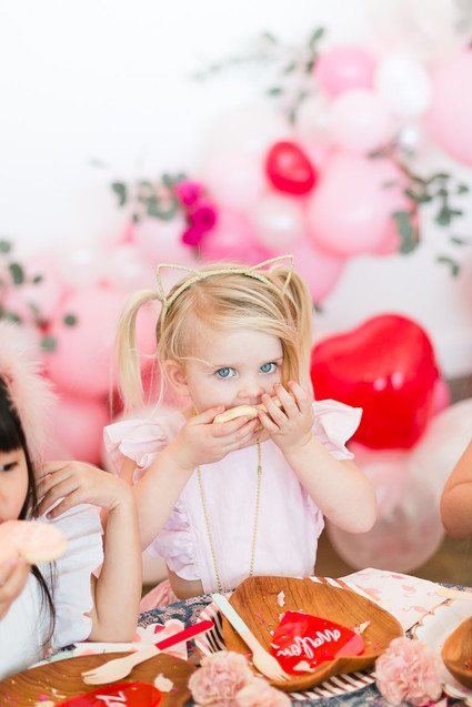 Little girls Valentine's party Inspiration
