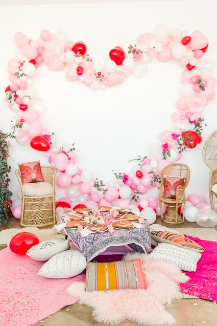 Little girls Valentine's party Inspiration
