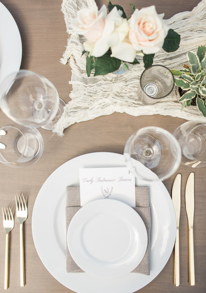 Romantic place setting