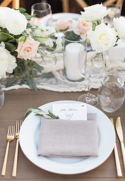 Elegant place setting Inspiration