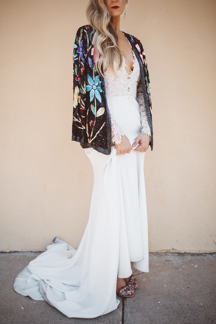 Vintage bridal look