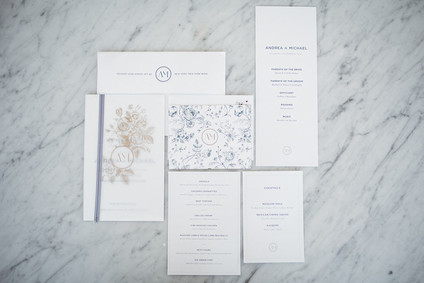 Modern wedding invitations