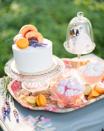 Peach dessert table Inspiration