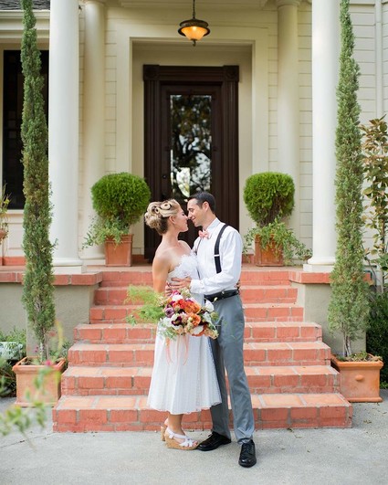 Vintage Valentine's wedding inspiration