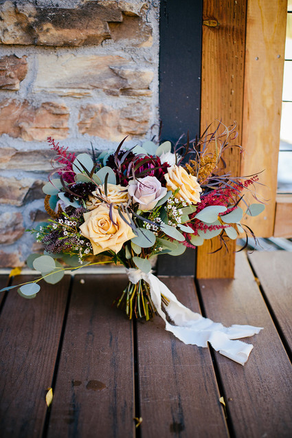 Fall bridal bouquet