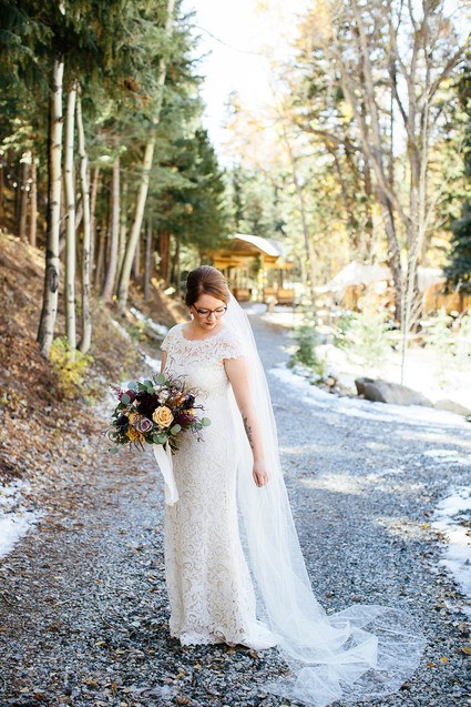 Fall bridal portrait