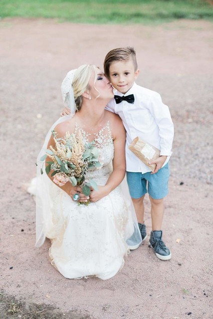 Rustic homespun Colorado wedding