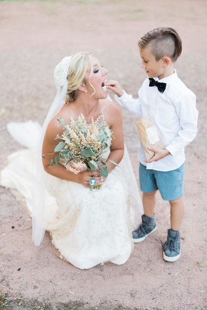 Rustic homespun Colorado wedding