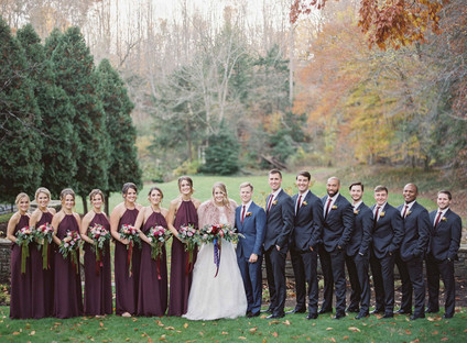 Classic elegant jewel tone wedding