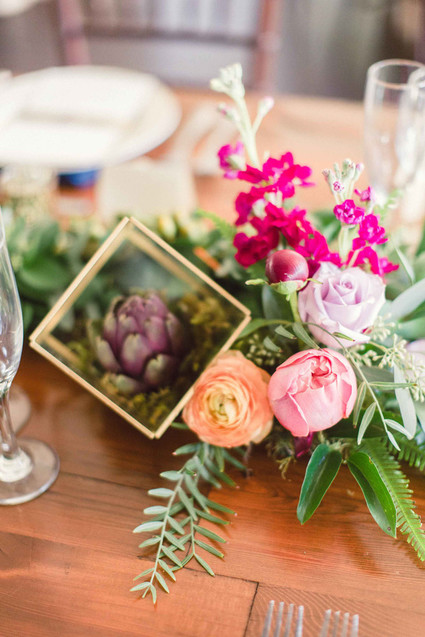 Jewel tone wedding flowers Inspiration