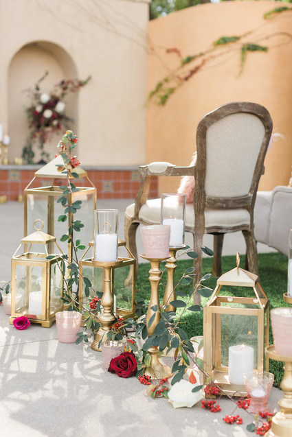 Romantic Valentine's inspired garden wedding inspiration Inspiration