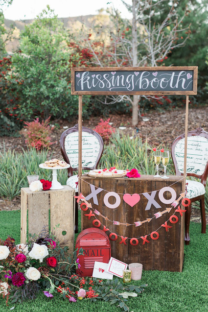 Valentine's Day wedding decor