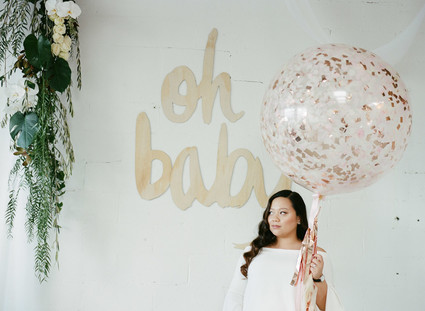 Modern gender reveal party