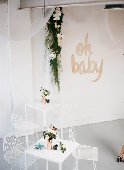 Modern gender reveal party