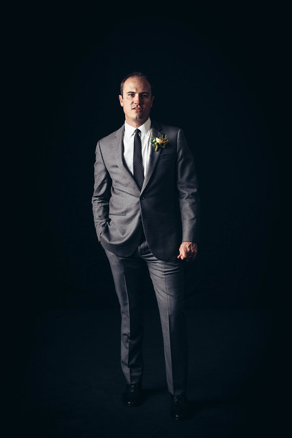 Charcoal grey suit