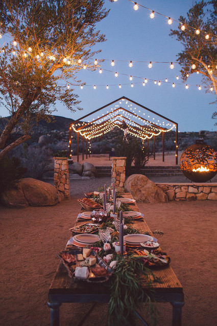 Desert tablescape