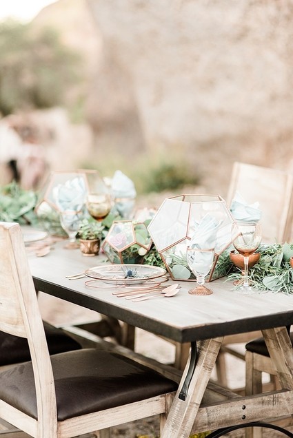 Geometric tablescape Inspiration