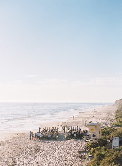 Rustic beach wedding