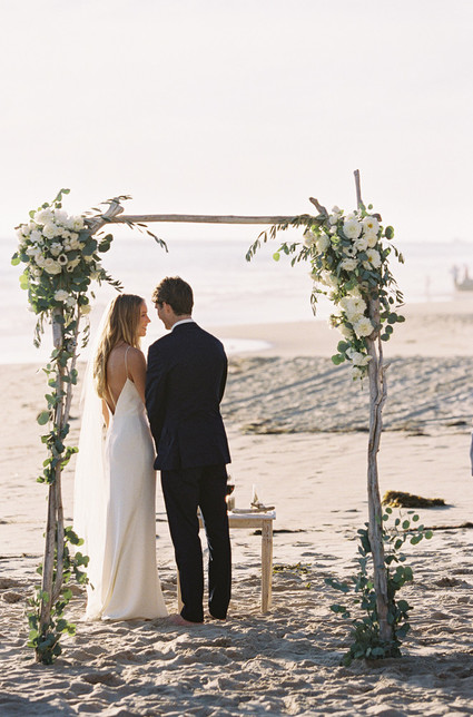 Rustic beach wedding