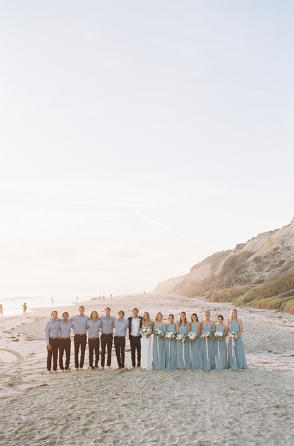 Rustic beach wedding
