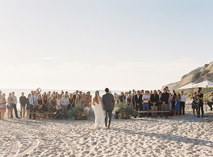 Rustic beach wedding