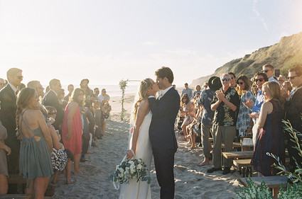 Rustic beach wedding