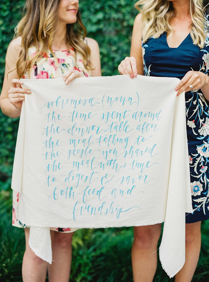 Wedding calligraphy