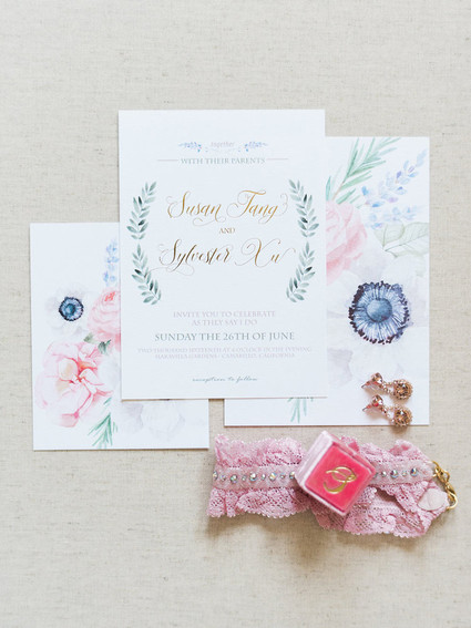 Spring wedding invitations