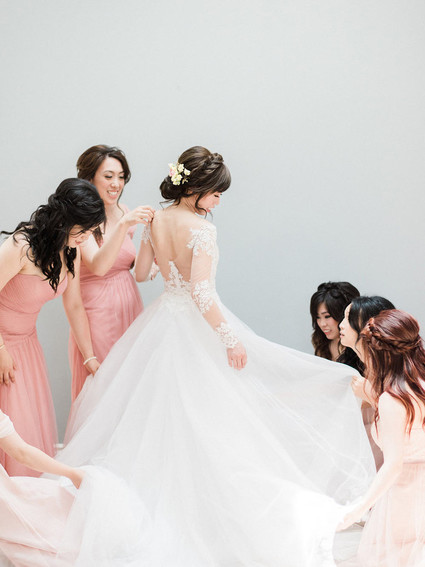 Custom wedding dress