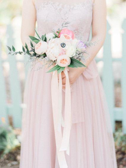 Pink bridal bouquet
