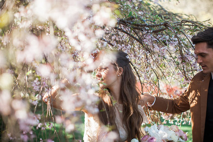Spring wedding portrait