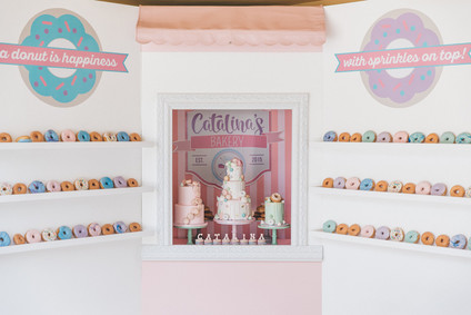 Pastel bakery 1st birthday party Inspiration