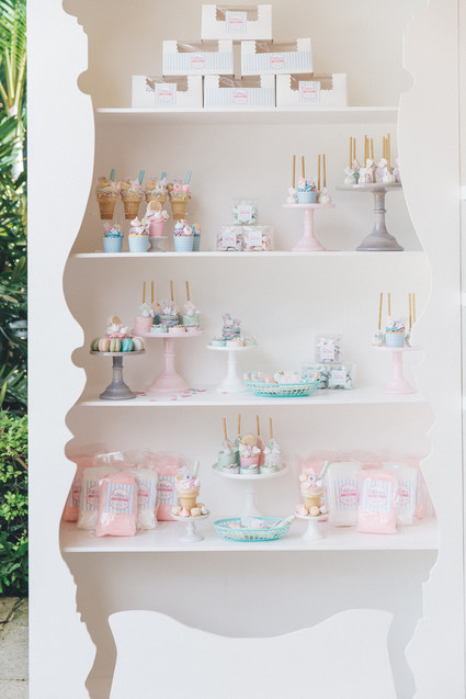 Pastel bakery 1st birthday party Inspiration