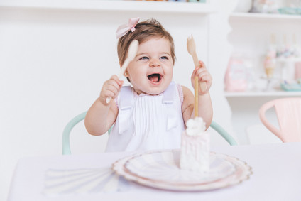 Pastel bakery 1st birthday party Inspiration