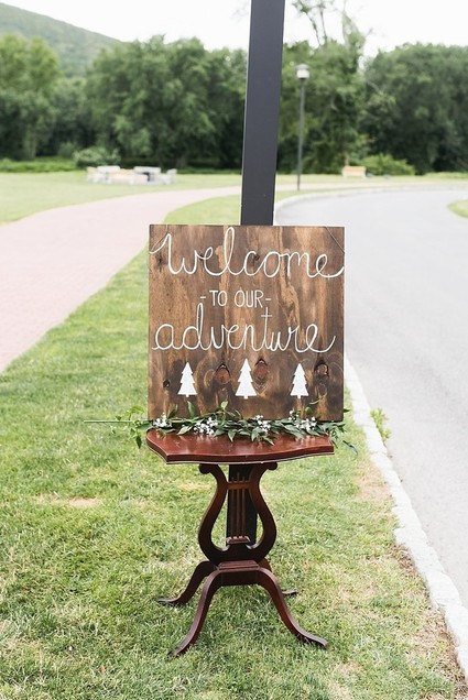 Bohemian summer camp wedding