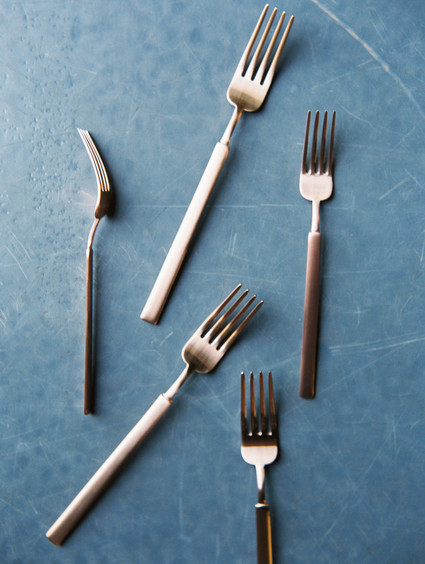Gold flatware