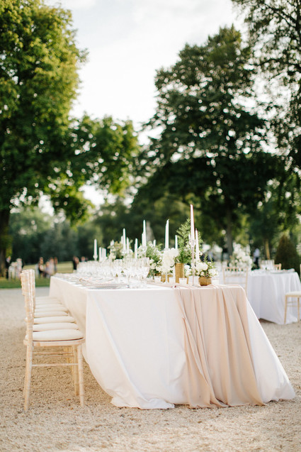 White tablescape