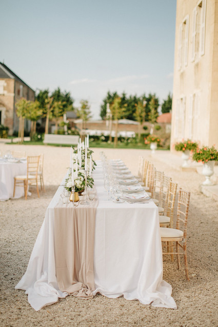 White tablescape