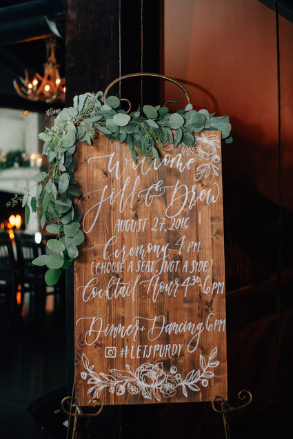 Wedding signage