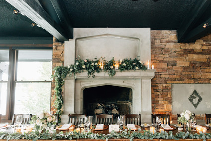 Romantic Canadian lake house wedding
