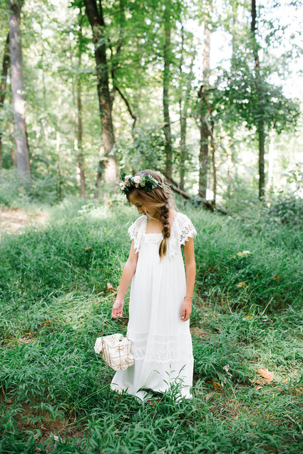 Bohemian flower girl