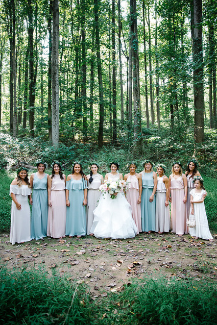 Boho bridesmaids