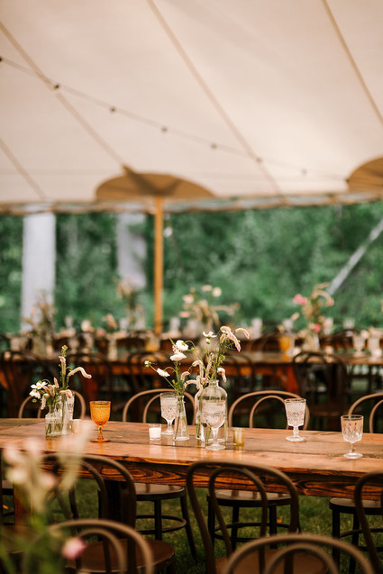 Bohemian backyard wedding in Pennsylvania