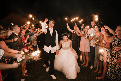 Sparkler sendoff