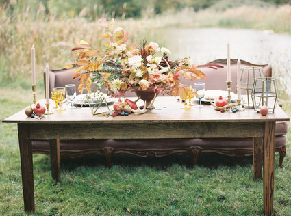 Romantic caramel color wedding inspiration