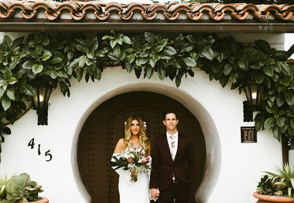 Bohemian wedding at Casa Romantica