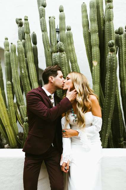 Bohemian wedding at Casa Romantica