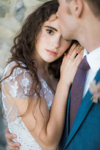 Romantic wedding inspiration at a castle